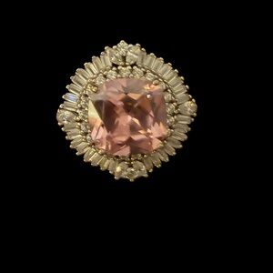 Elegant Pink Gemstone Ring